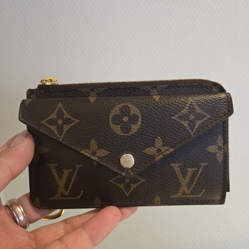 Louis Vuitton Brown Monogram Canvas Card Wallet